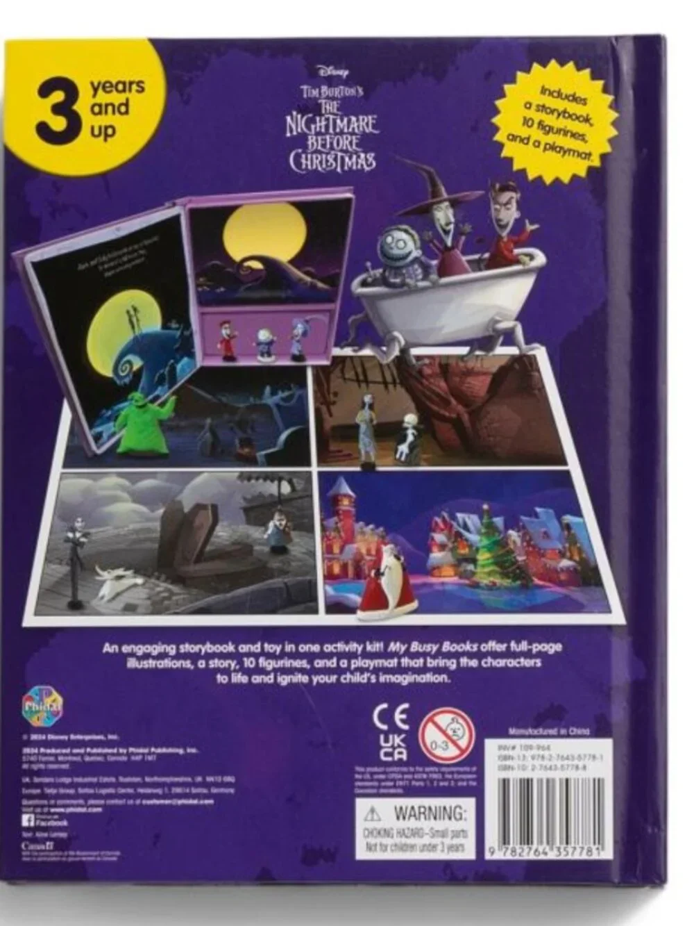 NWT Disney The Nightmare Before Christmas My Busy Book